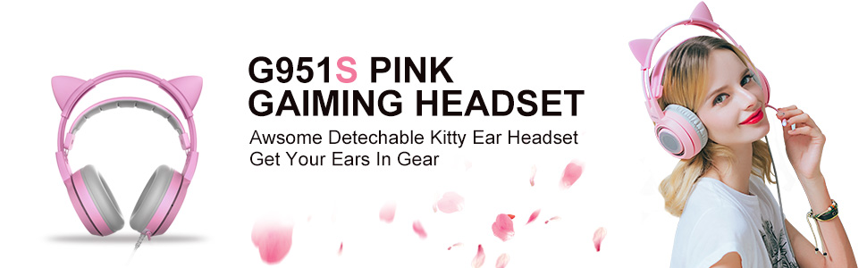 pink headset headphones